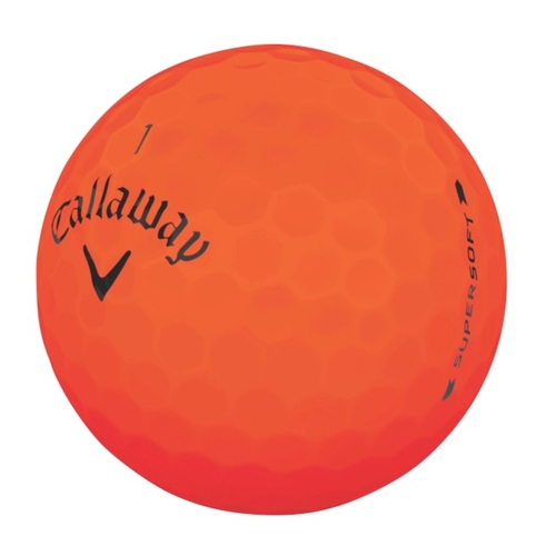 Callaway Super Soft Matte Orange Golf Balls New